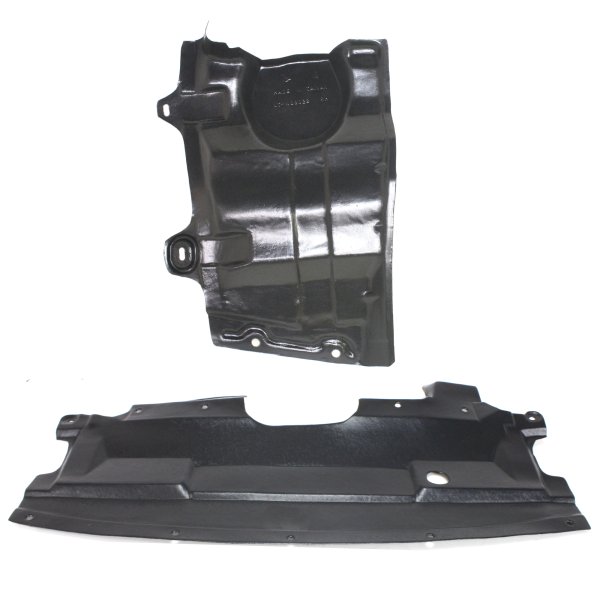 Engine Splash Shield Set for Nissan Altima 2002-2006 and Maxima 2004-2008, Replacement Set