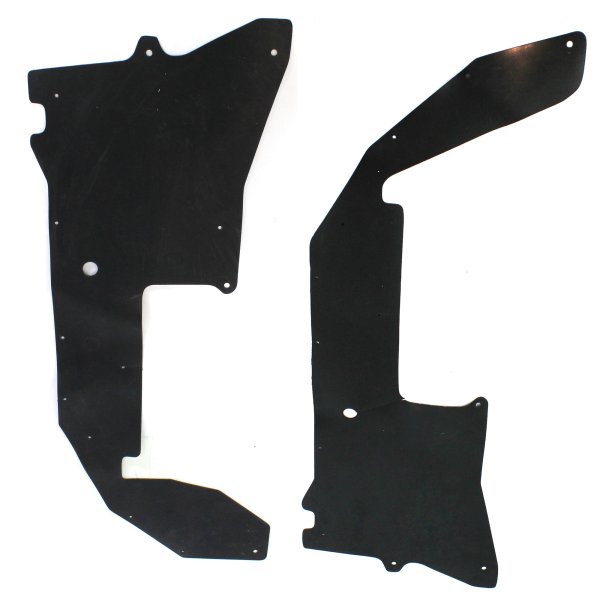 Engine Splash Shield Set for Nissan Frontier 1998-2004, Set of 2, Direct Replacement