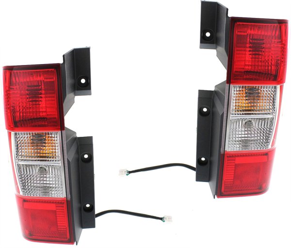 Tail Light Pair/Set for NV1500 2012-2021 / NV2500 2012-2021, Includes Right (Passenger) and Left (Driver) Side Replacement