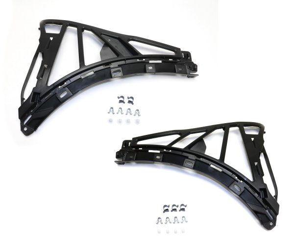 Front Bumper Bracket Pair/Set for Porsche Cayenne 2011-2017, Right (Passenger) and Left (Driver) Replacement