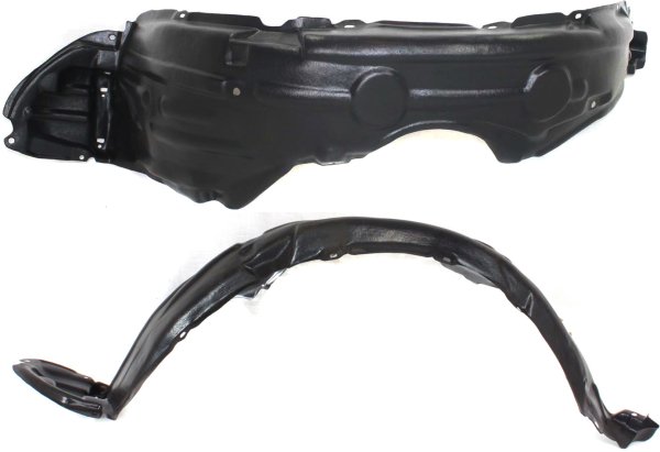 XD Front Fender Liner Pair/Set for 2008-2014, Right (Passenger) and Left (Driver) Side Replacement