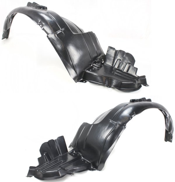 Front Fender Liner Pair/Set for Subaru Impreza 2006-2007, Includes Right (Passenger) and Left (Driver) Liners, Replacement