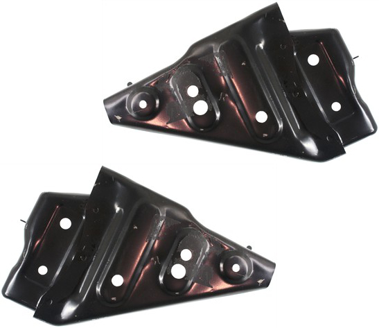 Front Bumper Bracket Pair/Set for Toyota 4Runner (2010-2013), Includes Right (Passenger) and Left (Driver) Replacement