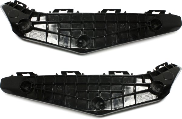 Front Bumper Bracket Pair/Set for 2011-2013 Toyota Highlander, Right (Passenger) and Left (Driver), Replacement