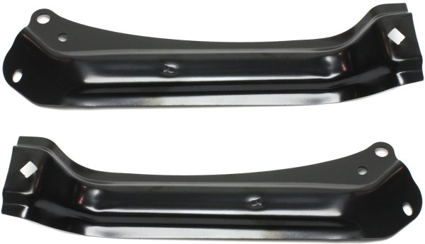 Front Bumper Bracket Support Pair/Set for 2012-2015 Toyota Tacoma Base, PreRunner, TRD Pro Models - Right (Passenger) and Left (Driver) Side Replacement
