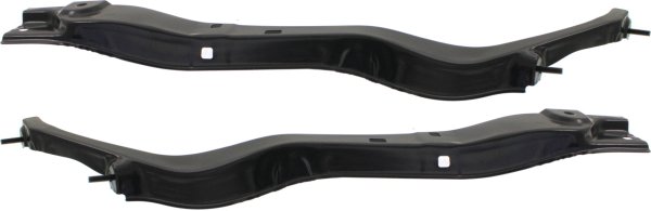 Front Bumper Bracket Pair/Set for 2012-2015 Tacoma, Outer, Steel, Right (Passenger) and Left (Driver), Replacement