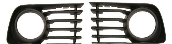 Front Fog Light Molding Pair/Set for Toyota Prius 2004-2009, Right (Passenger) and Left (Driver), Paint to Match, w/Hole, Replacement