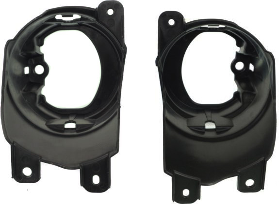 Fog Light Bracket Pair/Set for 2008-2017 Toyota Sequoia, Right (Passenger) and Left (Driver), Plastic Replacement