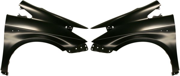 Front Fender Pair/Set for Toyota Prius/Prius Plug-In 2010-2015, Right (Passenger) & Left (Driver), Primed (Ready to Paint), Steel Replacement