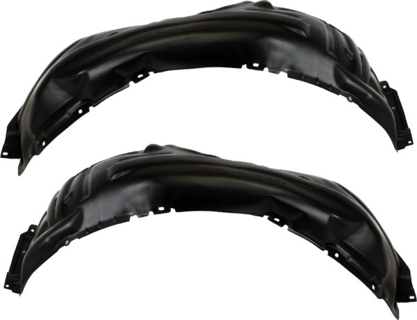 Front Fender Liner Pair/Set for Toyota Avalon 2011-2012, Right (Passenger) and Left (Driver) Side Replacement