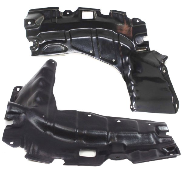 Engine Splash Shield Pair/Set for Scion Echo 2000-2005, xA, xB 2004-2006, Under Cover, Right (Passenger) and Left (Driver) Side, Replacement
