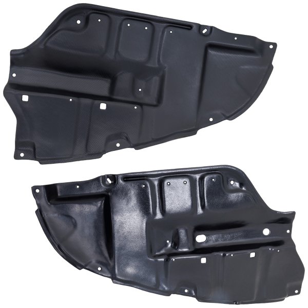 Engine Splash Shield Pair/Set for Toyota Solara 2004-2008, Right (Passenger) and Left (Driver) Under Cover, Replacement