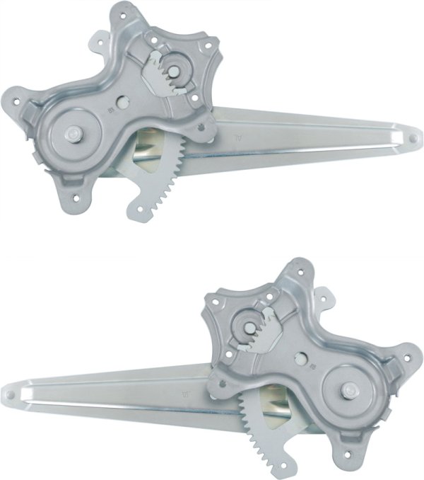 Rear Window Regulator Pair/Set for Toyota Camry 2012-2017, Right (Passenger) and Left (Driver) Side, Replacement