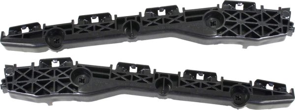 Rear Bumper Bracket Pair/Set for 2006-2012 Toyota RAV4, Right (Passenger) and Left (Driver) Side Support, Plastic Replacement