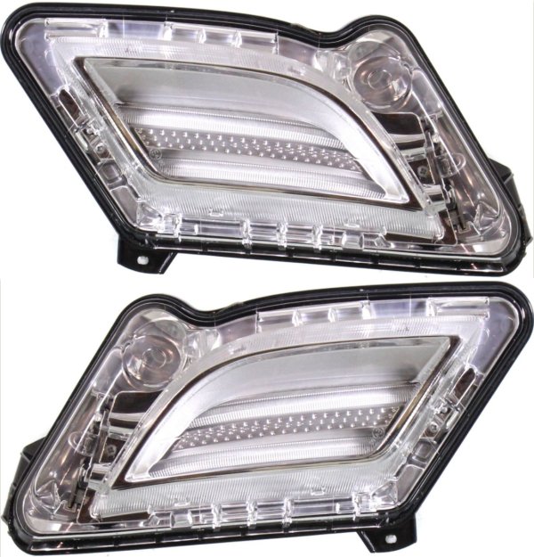 Park Light Assembly for Volvo S60 2011-2013, Right (Passenger) and Left (Driver), Replacement Pair/Set