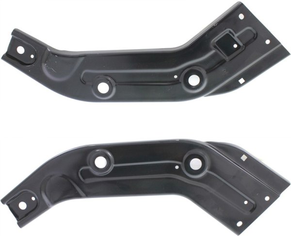 Radiator Support Pair/Set for Volkswagen Passat 2012-2015, Includes Right (Passenger) and Left (Driver) Side Support, Replacement