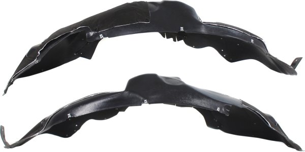 Front Fender Liner Pair/Set for 2015-2017 Ford Expedition/Navigator, Right (Passenger) & Left (Driver) Side w/ Aluminum Pad, Insulation Foam, Rubber Mat Replacement