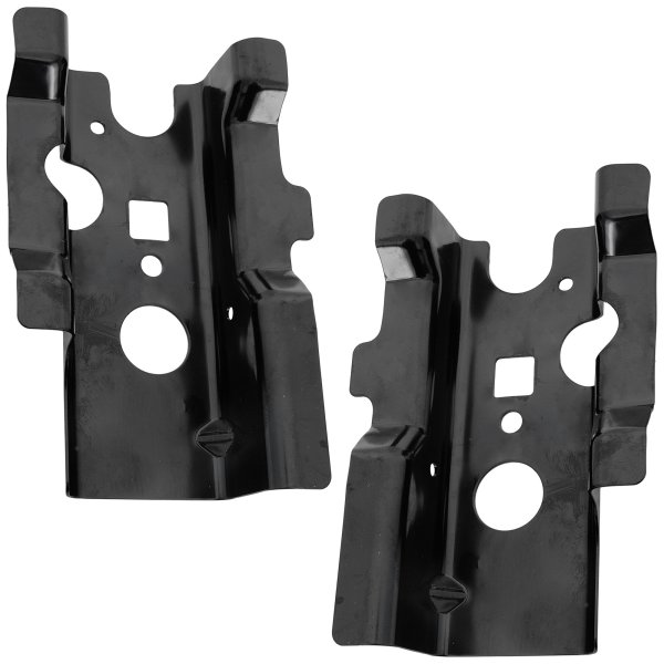 Radiator Support Bracket Pair/Set for Ford Mustang 2015-2022, Lower Inner, Right (Passenger) and Left (Driver), Replacement