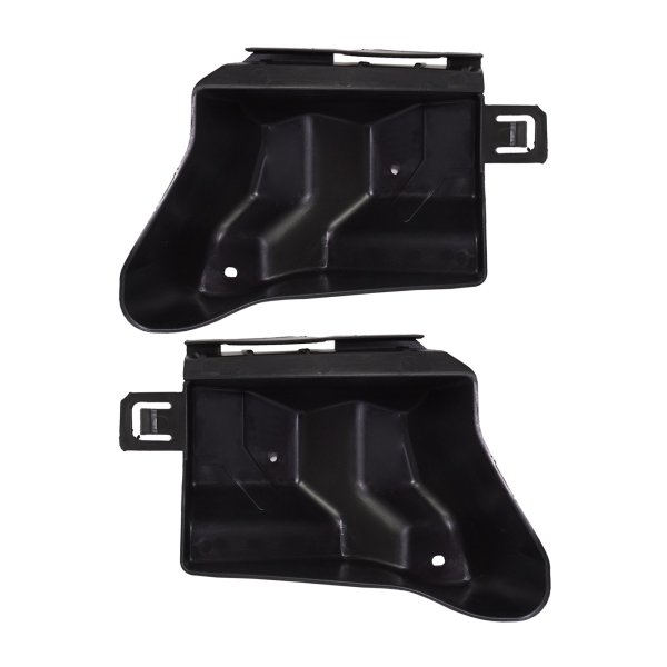 Rear Bumper Bracket, Right (Passenger) & Left (Driver), Side Cover Pair/Set for 2015-2018 Ford Focus Sedan - Replacement