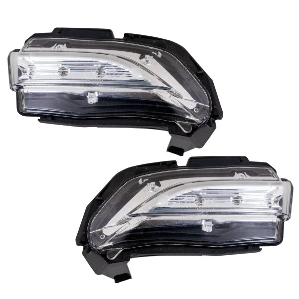 Mirror Signal Light Assembly Pair/Set for 2018-2023 Chevrolet Equinox/Terrain, Right (Passenger) and Left (Driver) Side, Replacement