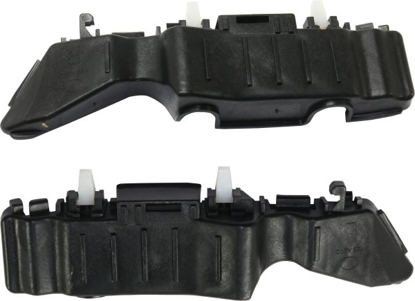 Front Bumper Bracket Pair/Set for Hyundai Accent 2012-2017, Right (Passenger) and Left (Driver), Upper, Hatchback/Sedan, Replacement