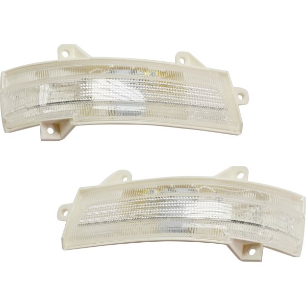 Signal Light Assembly Pair/Set for 2012-2013 Honda Civic Hybrid Models, Includes Right (Passenger) and Left (Driver) Replacement
