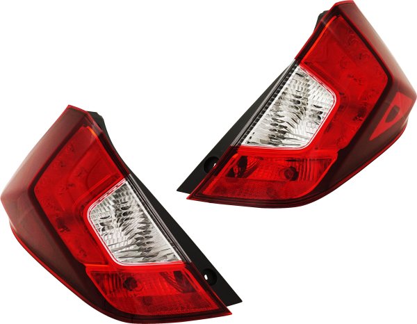 Outer Tail Light Assembly Pair/Set for 2015-2020 Mexico Built Vehicle, Includes Right (Passenger) and Left (Driver) Side, Replacement