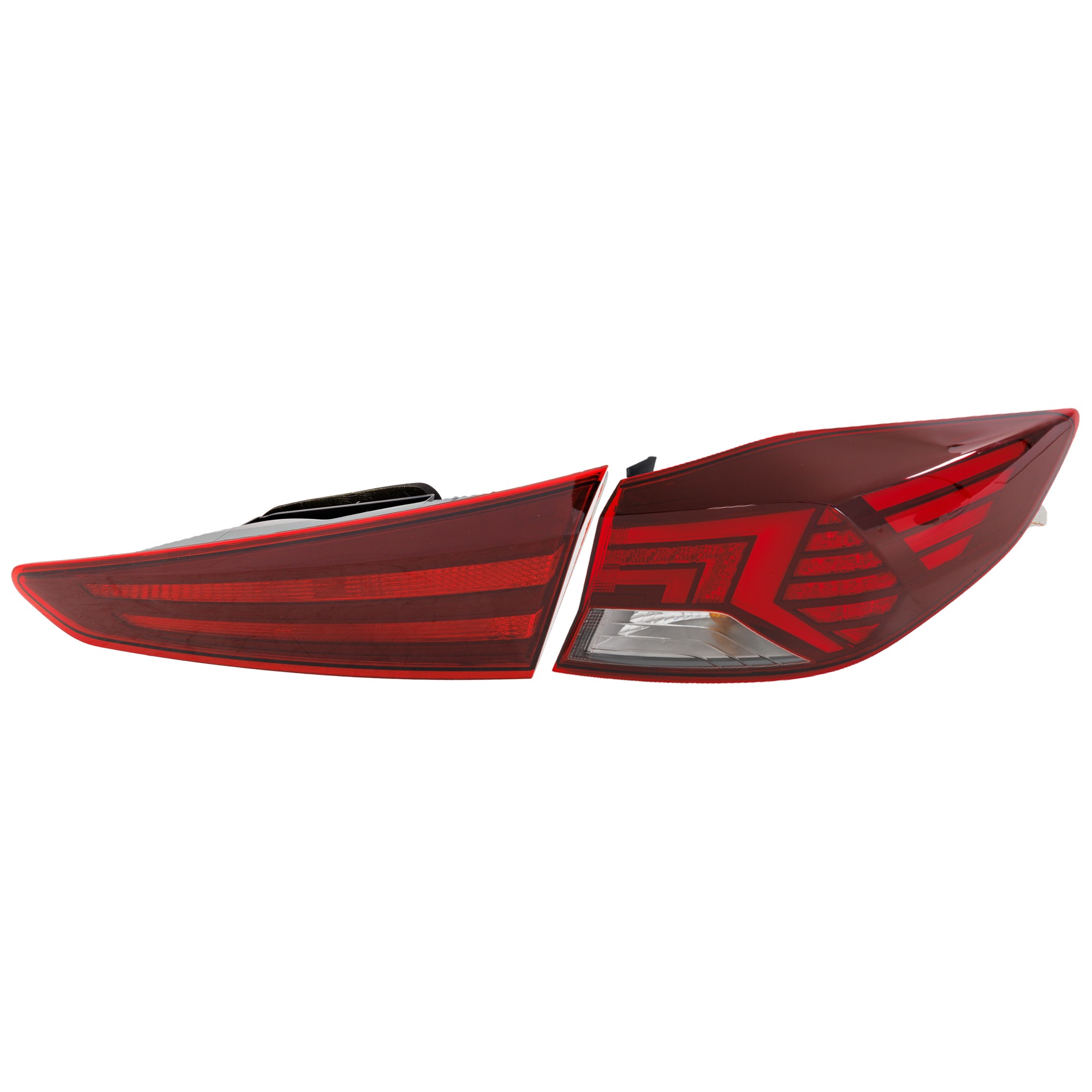 Tail Light Set for Hyundai Elantra 2019-2020, Inner and Outer Right (Passenger) Replacement Set