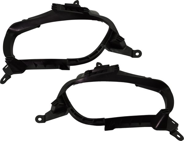 Headlight Bracket Pair/Set for Jeep Cherokee 2014-2018, Right (Passenger) and Left (Driver), Excluding Trailhawk Model, Replacement