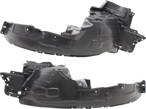Front Fender Liner Pair/Set for Nissan Versa Note SR Model 2015-2016, Right (Passenger) and Left (Driver) Replacement