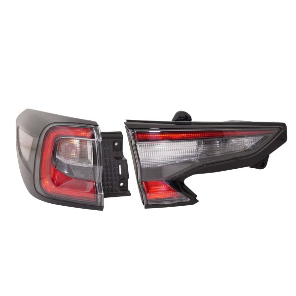 Tail Light Set for Subaru Outback 2020, Left (Driver) Inner and Outer LED Replacement