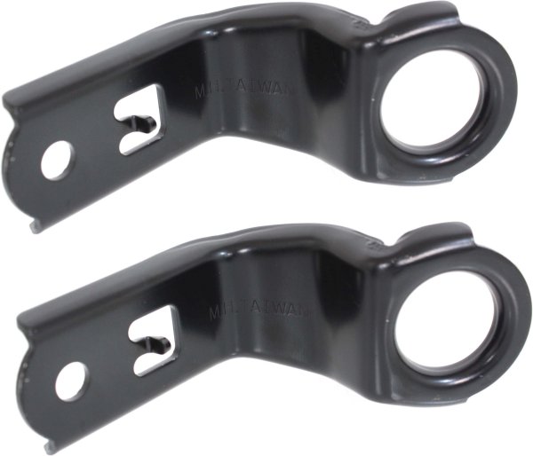 Upper Radiator Support Bracket Pair/Set for Toyota Corolla 2009-2013, Matrix 2009-2014, Right (Passenger) and Left (Driver) Plastic Replacement