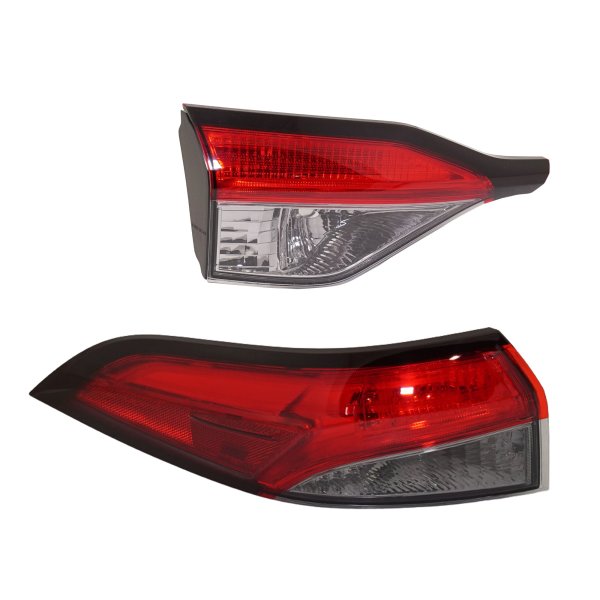 Tail Light Set for 2020-2022 Toyota Corolla XLE/XSE Models, Inner and Outer, Left (Driver) Side Replacement
