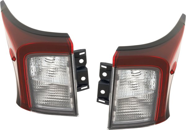 Tail Light Pair/Set for Toyota Prius 2019-2022, Right (Passenger) and Left (Driver), Outer, Lens and Housing Replacement