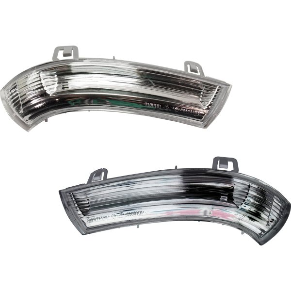 Mirror Signal Light Assembly Pair/Set for Volkswagen Jetta (2005-2014), GTI (2006-2009), Sedan/Wagon, 5th Gen, Right (Passenger) and Left (Driver), Replacement