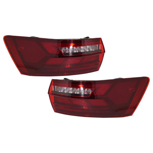 Outer Tail Light Pair/Set for Volkswagen Jetta 2020-2023, Right (Passenger) and Left (Driver) Replacement