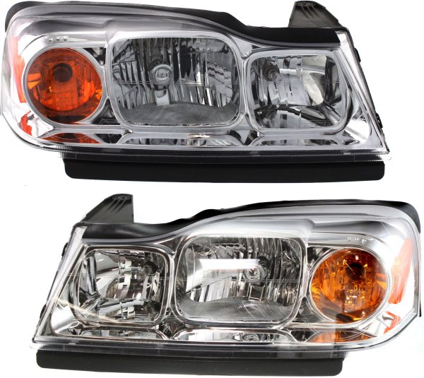 Headlight Assembly for 2006-2007 Saturn VUE, Right (Passenger) and Left (Driver), Halogen, Replacement Pair/Set