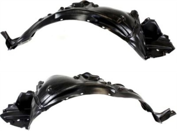 Front Fender Liner Pair/Set for Lexus SC430 2002-2005, Includes Right (Passenger) and Left (Driver) Replacement