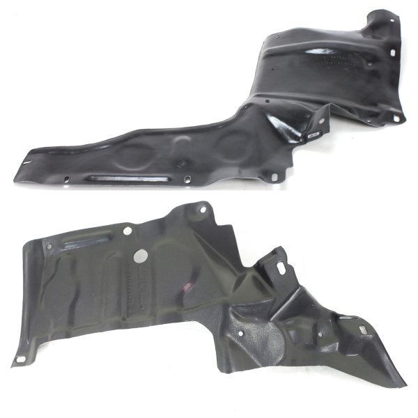 Engine Splash Shield Pair/Set for Toyota RAV4, 2001-2005, Right (Passenger) and Left (Driver) Under Cover Replacement 