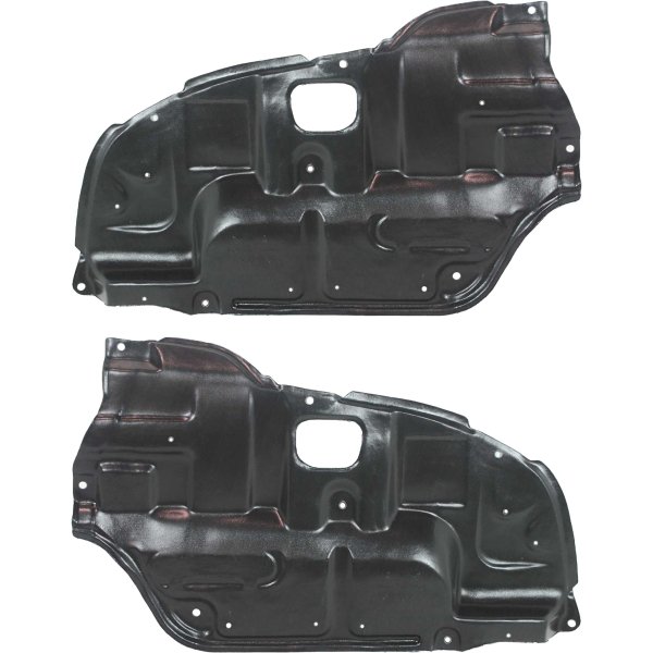 Engine Splash Shield Pair/Set for Toyota Camry 2002-2006, Right (Passenger) and Left (Driver) Under Cover Replacement