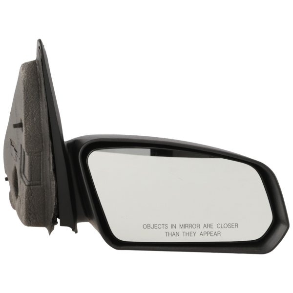 Manual Adjust Right (Passenger) Mirror for Saturn ION Sedan 2003-2007, Non-Folding, Non-Heated, Textured, Replacement