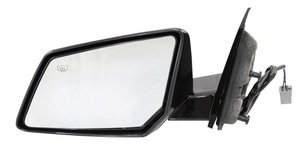 Power Mirror for GMC Acadia/Saturn Outlook 2007-2008, Left (Driver), Manual Folding, Heated, Paintable, Without Auto Dimming, Blind Spot Detection, Memory, and Signal Light, Replacement