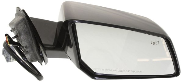 Power Mirror for GMC Acadia/Saturn Outlook 2007-2008, Right (Passenger), Manual Folding, Heated, Paintable, without Auto Dimming, Blind Spot Detection, Memory, and Signal Light, Replacement