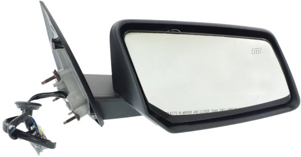 Power Mirror for GMC Acadia/Saturn Outlook 2008, Right (Passenger), Manual Folding, Heated, Textured, without Auto Dimming, Blind Spot Detection, Memory, and Signal Light, Replacement