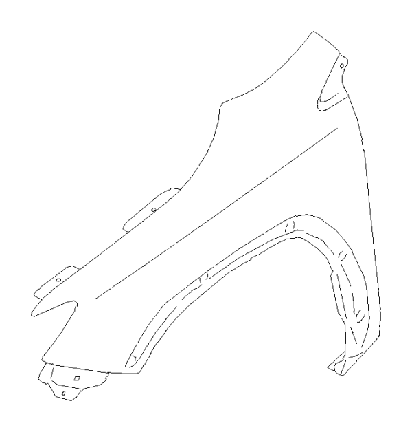 2022 - 2024 Subaru Wrx Front Fender Assembly (Left / Driver Side)
