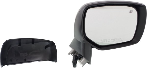 Power Heated Manual Folding Right (Passenger) Mirror for Subaru Impreza 2012-2014/XV Crosstrek 2013-2014, Textured, without Signal Light, Suitable for Sedan/Wagon, Replacement