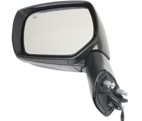 Power Mirror for Subaru XV Crosstrek (2013-2014), Left (Driver) Side, Manual Folding, Heated, Paintable, with Signal Light, Replacement