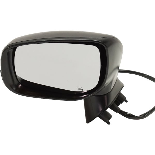 Power Mirror for 2018 Subaru Legacy, Left (Driver) Side, Manual Folding, Heated, Paintable, with Signal Light, without Blind Spot Detection, Replacement