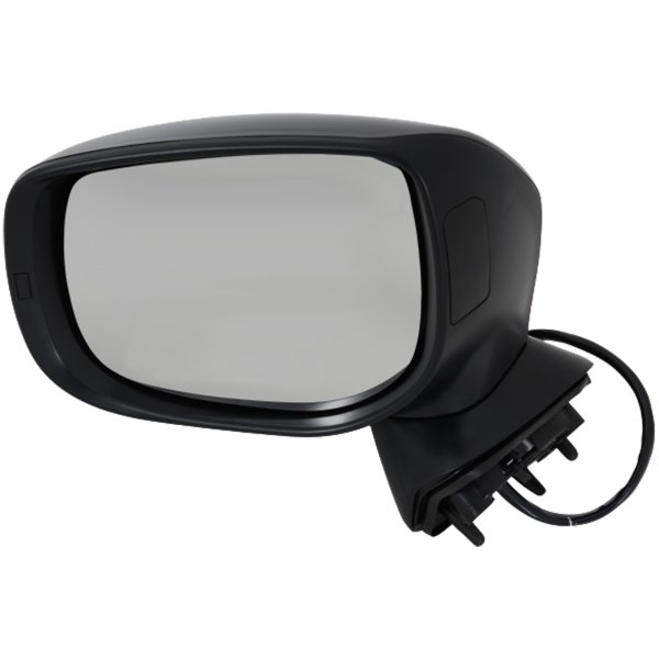 Power Mirror for Subaru Crosstrek 2018-2023, Manual Folding, Non-Heated, Textured, Left (Driver), w/o Auto Dimming, Blind Spot Detection, Memory, Signal Light, Replacement