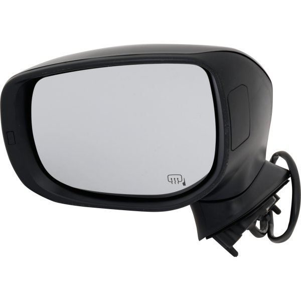 Power Mirror for Subaru Crosstrek 2018-2023, Left (Driver), Manual Folding, Heated, Paintable, without Auto Dimming, Blind Spot Detection, Memory, and Signal Light, Replacement